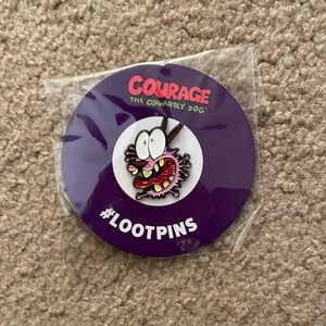 2018 Courage The Cowardly Dog Loot Pin